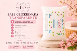 Base glicerinada transparente para sabonete