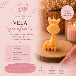 Vela girafinha
