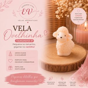 Vela ovelhinha P
